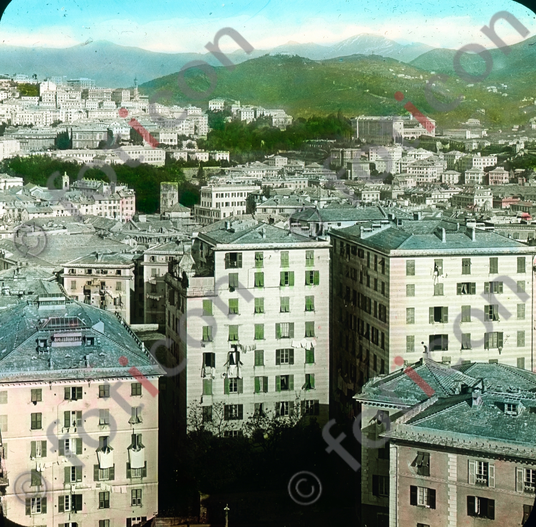 Blick auf Genua | View of Genoa - Foto foticon-simon-147-005.jpg | foticon.de - Bilddatenbank für Motive aus Geschichte und Kultur
